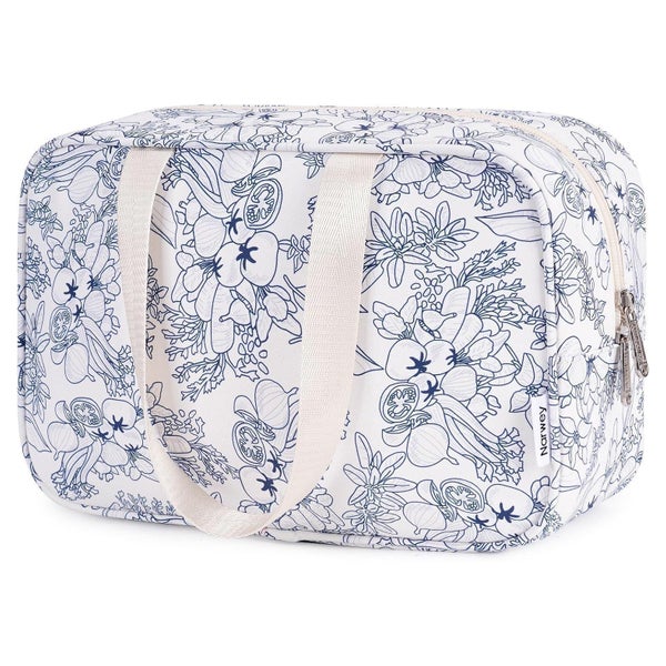 Kulturbeutel Kosmetiktasche Reise Makeup Organizer Marinebla 1 St