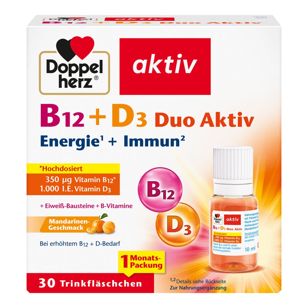 Doppelherz B12 + D3 Duo Aktiv 30 St