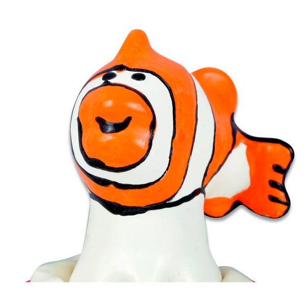 Scherzkondom mit Figur «Clownfisch» 1 Stück, handbemalt (1 Stück) 1 St