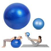 Gymnastikball 55cm AntiBurst Aufblasbar Fußpumpe 55CM+25CM B 1 St