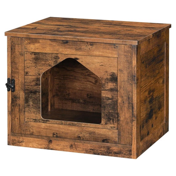 Katzenhaus Katzenklo Schrank Einzeltür Katzentoilette Vintag 1 St