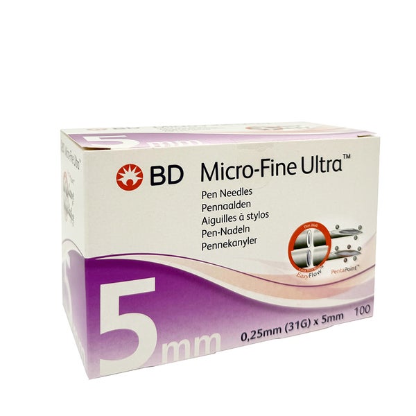 Bd Micro-fine Ultra Pen-nadeln 0.25x5 Mm 31 G 100 St