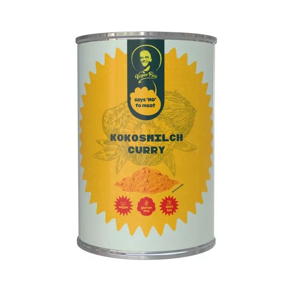 Vegan Pete - Bio Kokosmilch Curry 400 ml