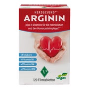 Arginin Herzgesund+vit.b1+b6+b12+folsäure Filmtab. 120 St