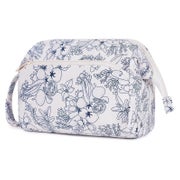 Kulturtasche Kosmetiktasche Damen Reise Z-dunkelblaue Blumen 1 St