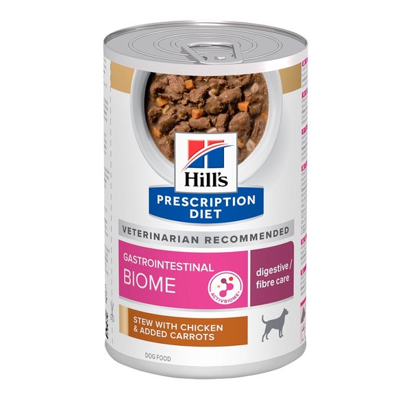 HILL'S Prescription Diet Canine Gastrointestinal Biome Digestive Care Stew mit Huhn und Karotten aus der Dose 0,354 kg