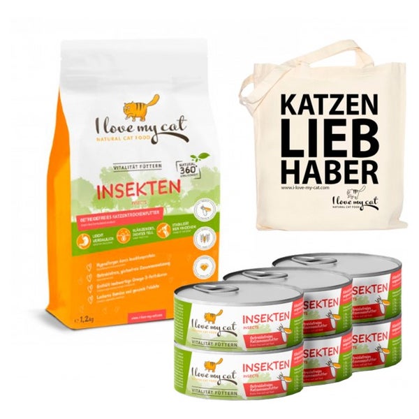 I love my cat Sparset Insektenprotein für Katzen 1,800 g 1800 g