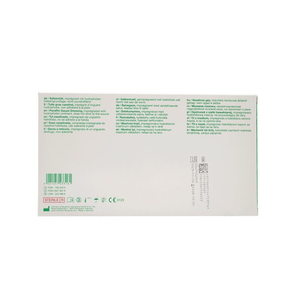 Lohmann Rauscher Lomatuell H Salbentüll, hydrophob steril - 10 x 20 cm 10 St