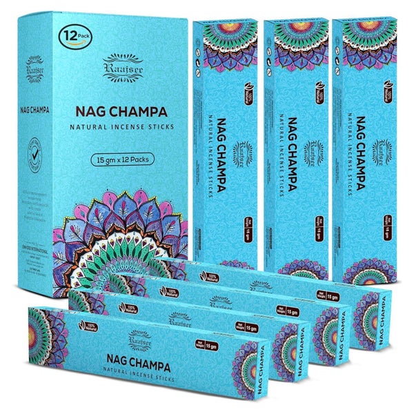 Räucherstäbchen handgerollt organisch 15g 12er Nagchampa 1 St