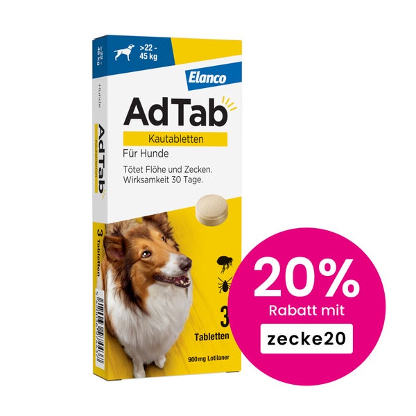 AdTab Hund 22 - 45 kg Kautablette 3 St