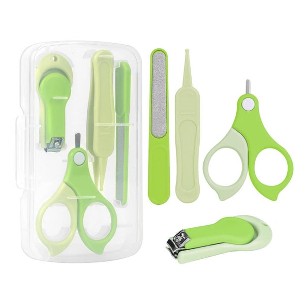 Vicloon Baby Maniküre Set 4-in-1 Grün: Nagelpflege für Neugeborene