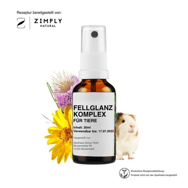 ZIMPLY NATURAL für Tiere, Fellglanz Fläschchen ml