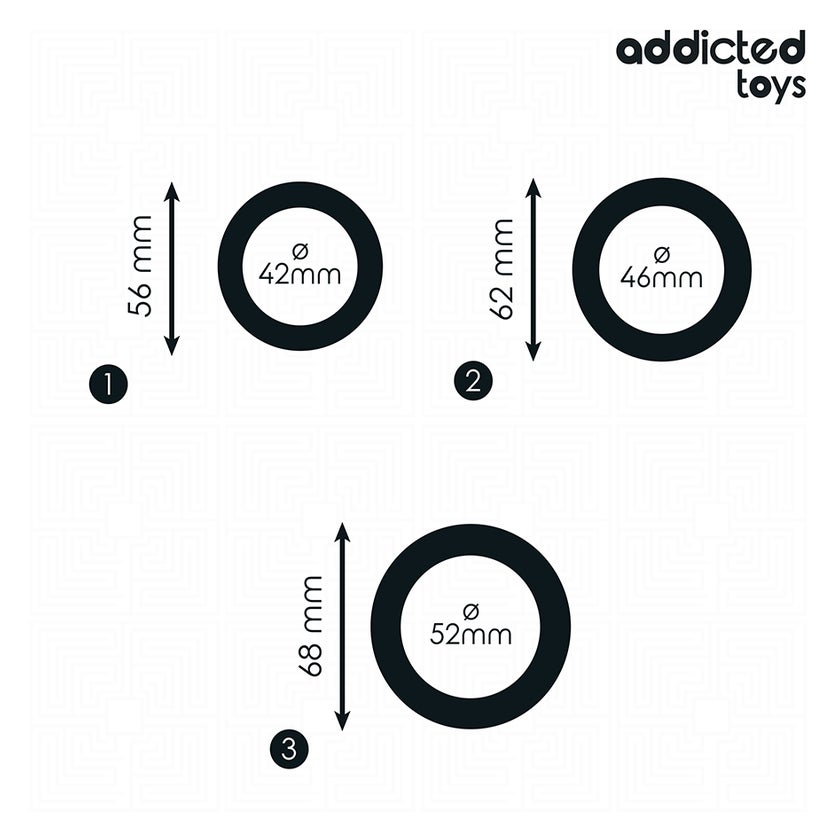 Addicted Toys - Silikon Penisring Set 1 St günstig kaufen