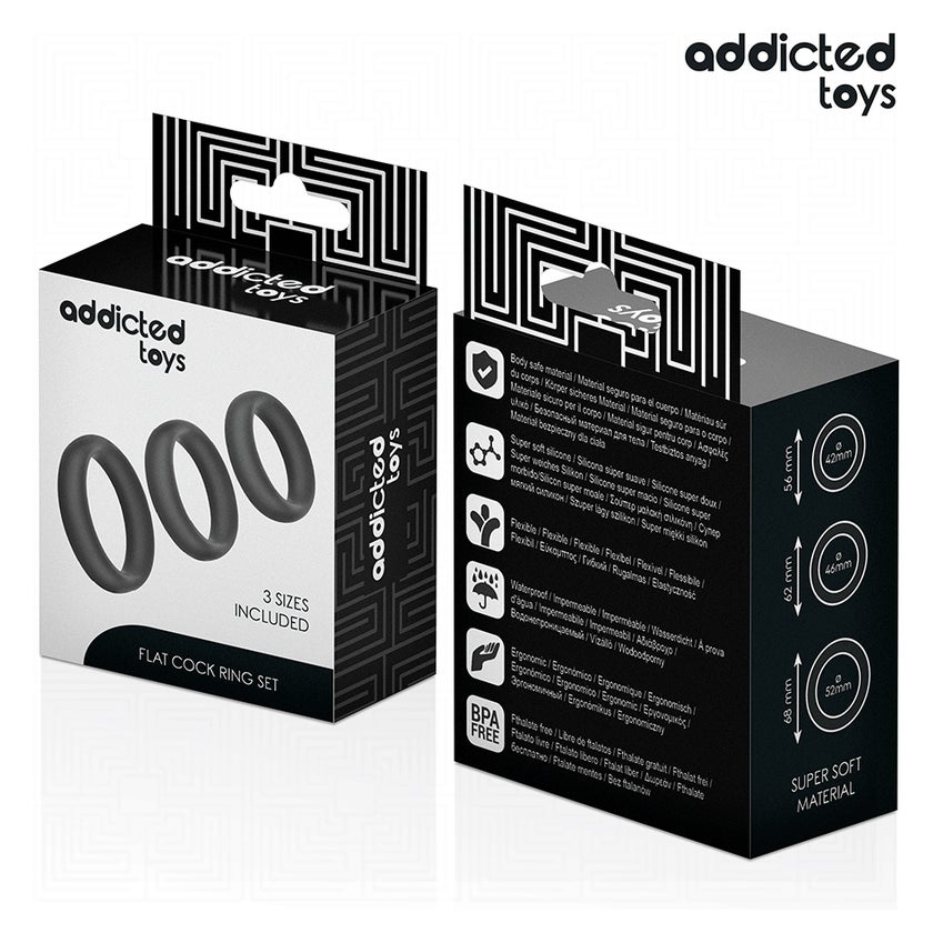 Addicted Toys - Silikon Penisring Set 1 St günstig kaufen