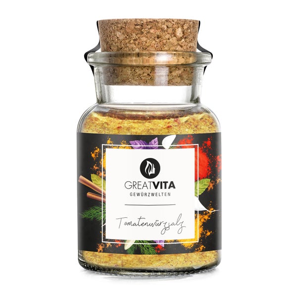 GreatVita Tomatenwürzsalz im Glas 90 g