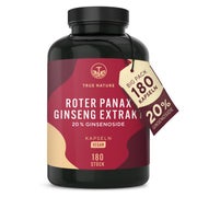 Roter Panax Ginseng Kapseln - 20% Ginsenoside - Made in DE 180 St