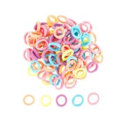 100 Stück Mini Haargummi Elastische Haarbänder Kinder Mädche 1 St