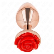 Kink - Analplug mit roter Rose