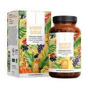 Multivitamin-Komplex mit Vitaminen, Pflanzen- und Mineralstoffen - VITAMINQUELLE - 90 vegane Kapseln - NATURTREU® 90 St