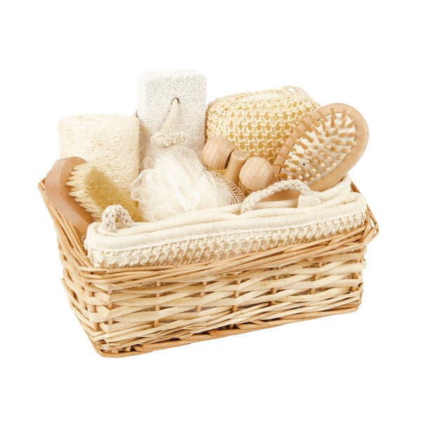 Croll & Denecke Wellness Geschenkset 8-teilig im Weidenkorb 8 St