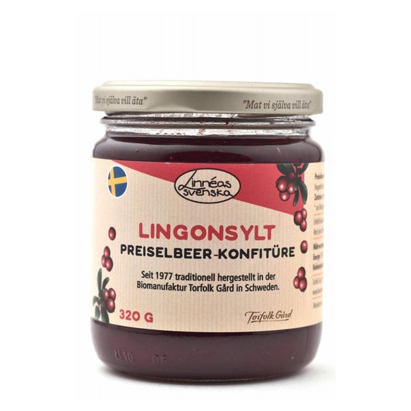 Linneas svenska - Preiselbeer-Konfitüre 330 g