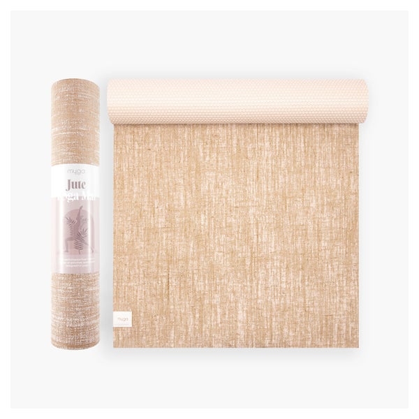 Myga Jute Yogamatte - Beige 1 St