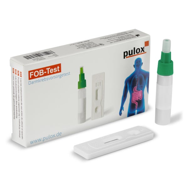 Pulox FOB Darmkrebsvorsorge Schnelltest - Darmkrebstest zur Früherkennung 1 St