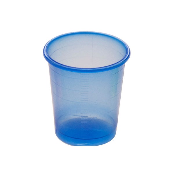 Medi-Inn Medikamentenbecher, 30 ml, graduiert, blau, 80 Stück 80 St