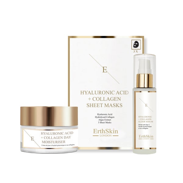 Tagescreme Mit Hyaluronsäure + Serum Mit Hyaluronsäure Und Kollagen + Maske Set 1 St