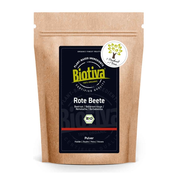 Biotiva Rote Beete Pulver Bio 250 g