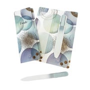Glasnagelfeile blau „Danke“ - Geschenkset 1 St