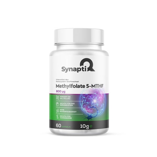 SynaptiQ®- Methylfolate 5-MTHF 60 Kapseln 400 µg 60 St