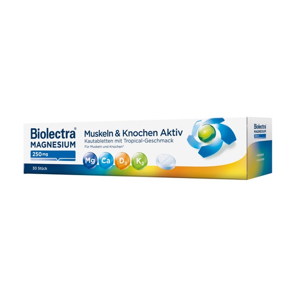 Biolectra Magnesium 250 Mg Muskeln & Kno.aktiv Kta 30 St
