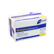 Meditrade BeeSana Mullkompresse unsteril, 12-fach, 10 x 10 cm 100 P