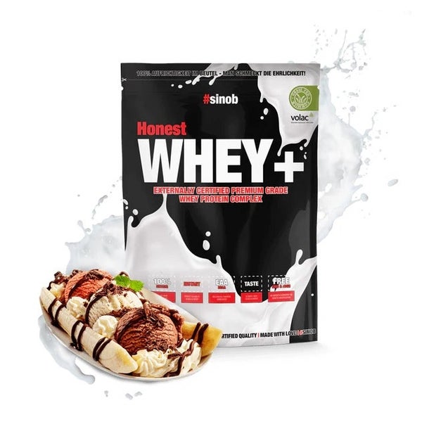 Sinob Honest Whey+ - Schoko-Banane 820g 0.82 kg