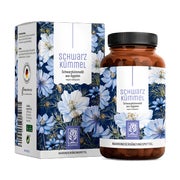 Schwarzkümmelöl 1000 mg hochdosiert aus Syrien mit Vitamin E - SCHWARZKÜMMEL - 120 vegane Gelkapseln - NATURTREU® 120 St