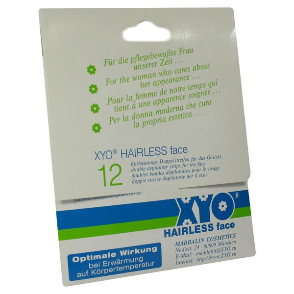 XYO Hairless Enthaar.str.f.face 12 St