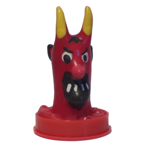 Scherzkondom „Red Devil“ Handbemalt Geschenk für Frechdachse (1 Stück) 1 St