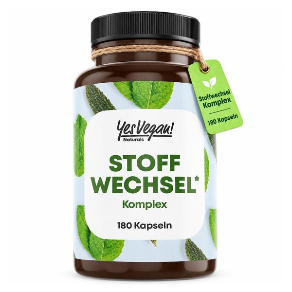 Stoffwechsel Komplex Kapseln mit L-Carnitin, Grüntee, Chrom 180 St