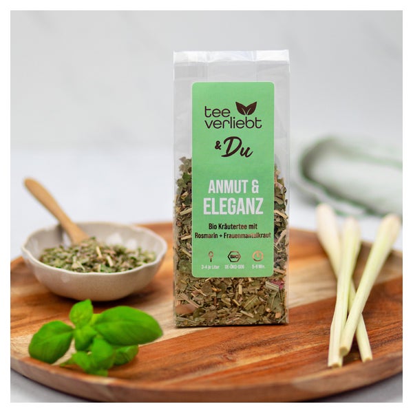 teeverliebt & Du - Anmut & Eleganz Bio loser Kräutertee | 40g 40 g