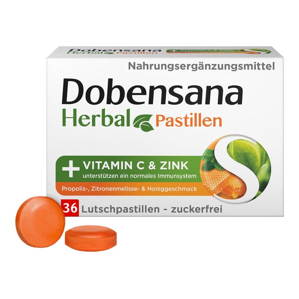 Dobensana Herbal Propolis-, Zitronenmelisse- & Honiggeschmack 36 St