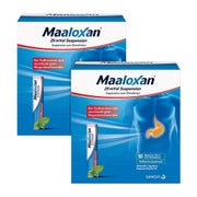 Produktabbildung: Maaloxan® Suspension Doppelpack 2X50X10 ml