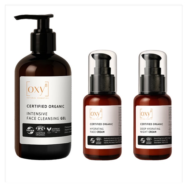 OXY8 NATURKOSMETIK MÄNNER GESICHTSPFLEGE ROUTINE 200 ml