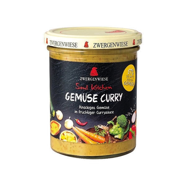 Zwergenwiese - Soul Kitchen Gemüse Curry 370 ml