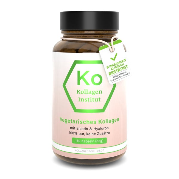 Vegetarisches Kollagen mit Hyaluron und Elastin 180 St