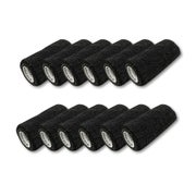 LisaCare Pflasterbandagen - 10cm x 4,5m - Schwarz 12 St