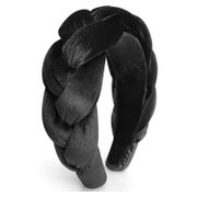 DRESHOW Samt Geflochtenes Stirnband Vintage Haarband Damen T 1 St