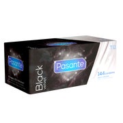 «Black Velvet» 144 schwarze Kondome, 56 mm, Silikonöl (144 Kondome) 144 St