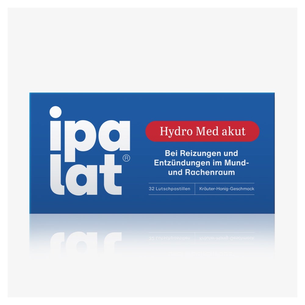 Ipalat Hydro Med akut Lutschpastillen 32 Stück