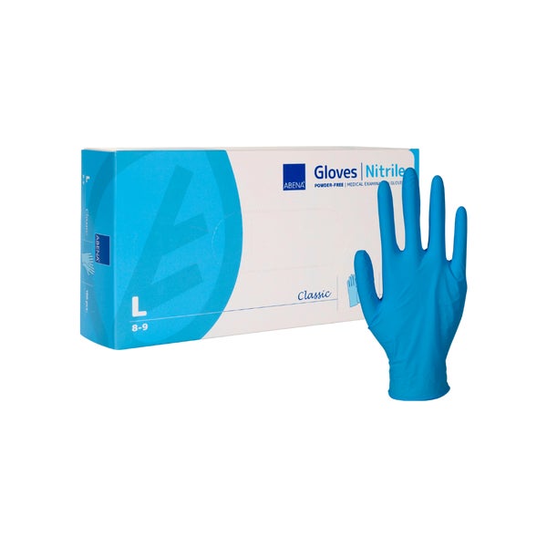 Abena Classic Nitril Unt.Hands.unste.pf 10X100 St